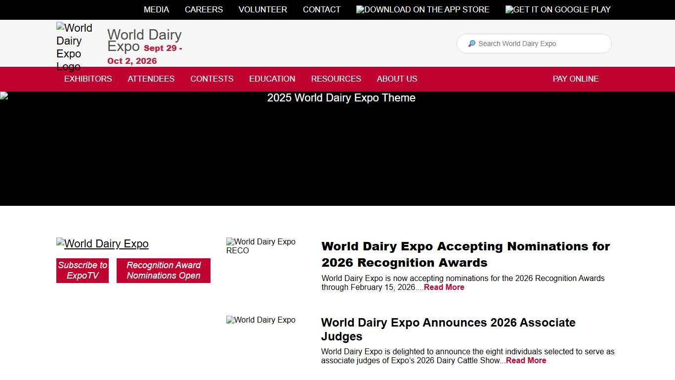 Dairy Conference & Trade Show Madison - World Dairy Expo